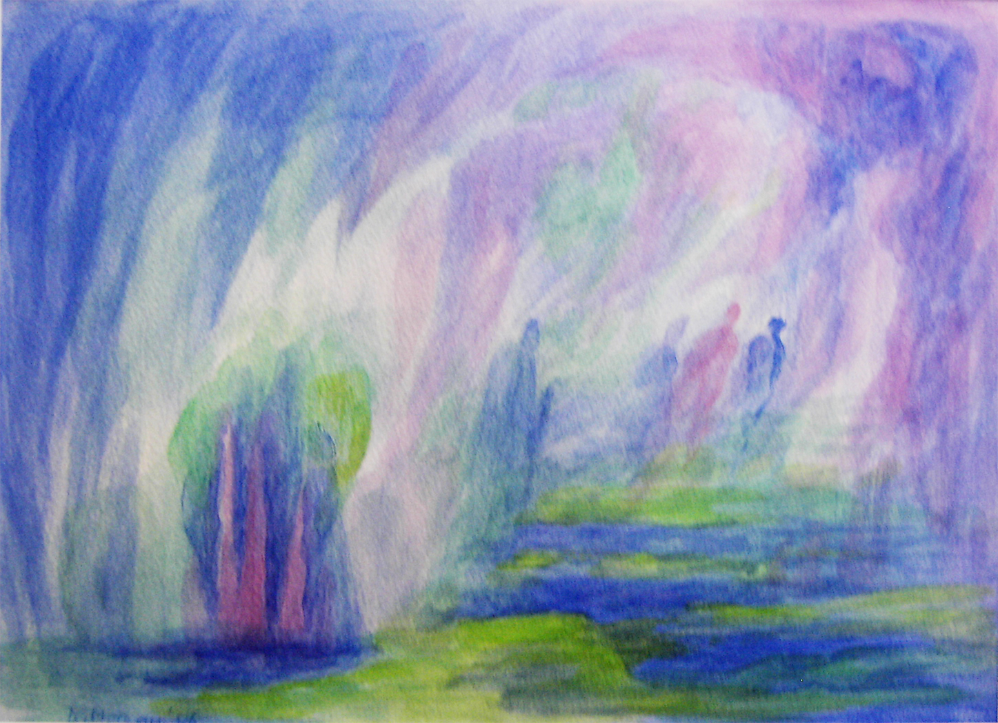 紫の人々モロー画